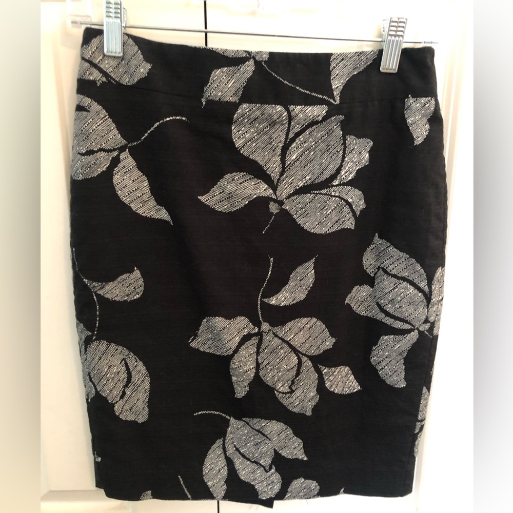 Ann Taylor printed skirt with lining. Size 2P.